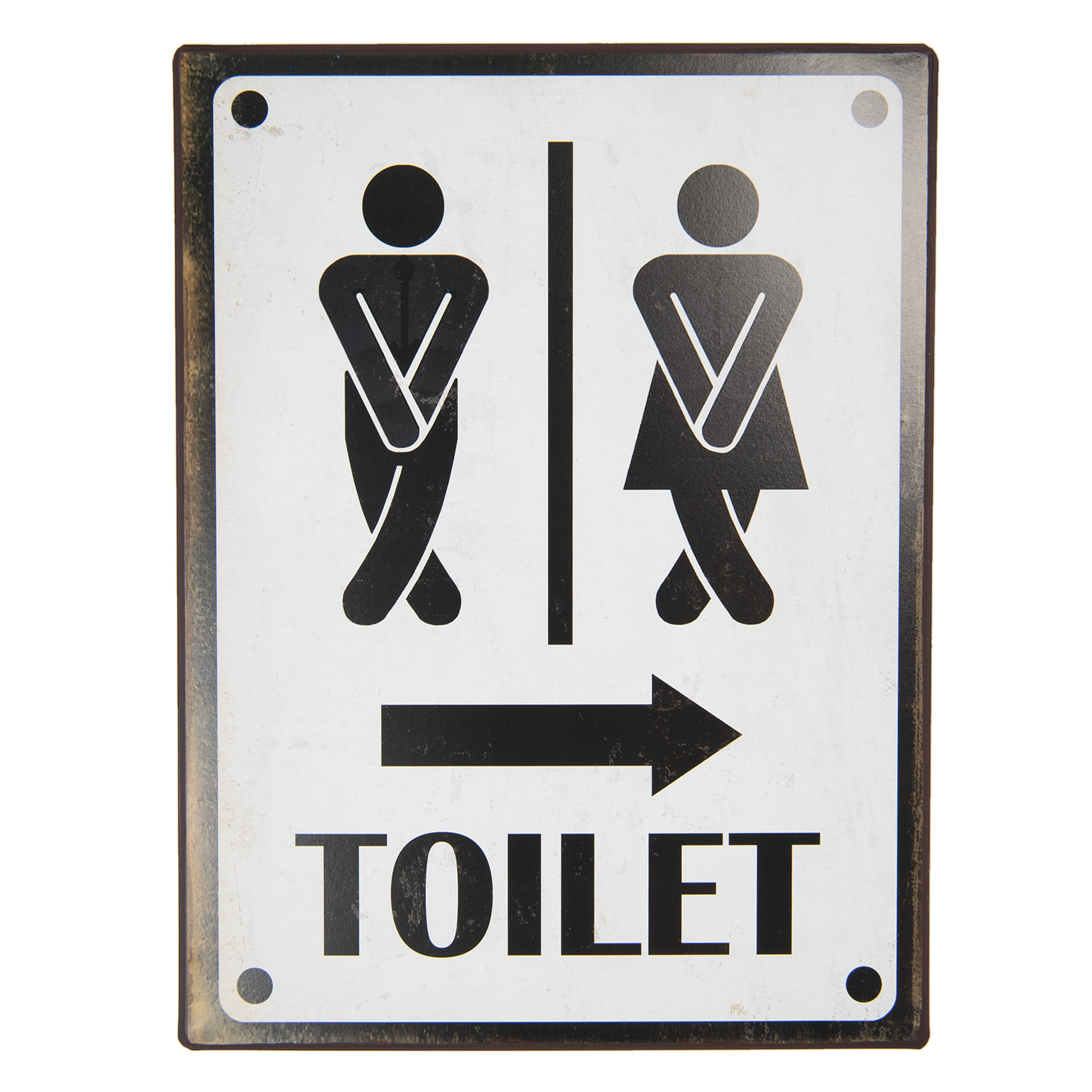 картинка Табличка "Туалет" 26х35см