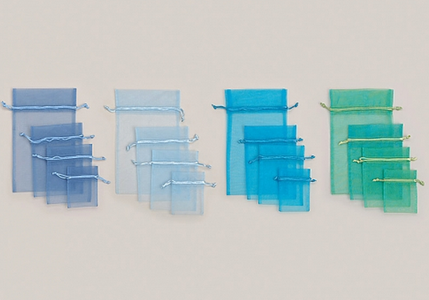 картинка Набор из 4-х декоративных пакетиков "Блюмарин" в ассортименте