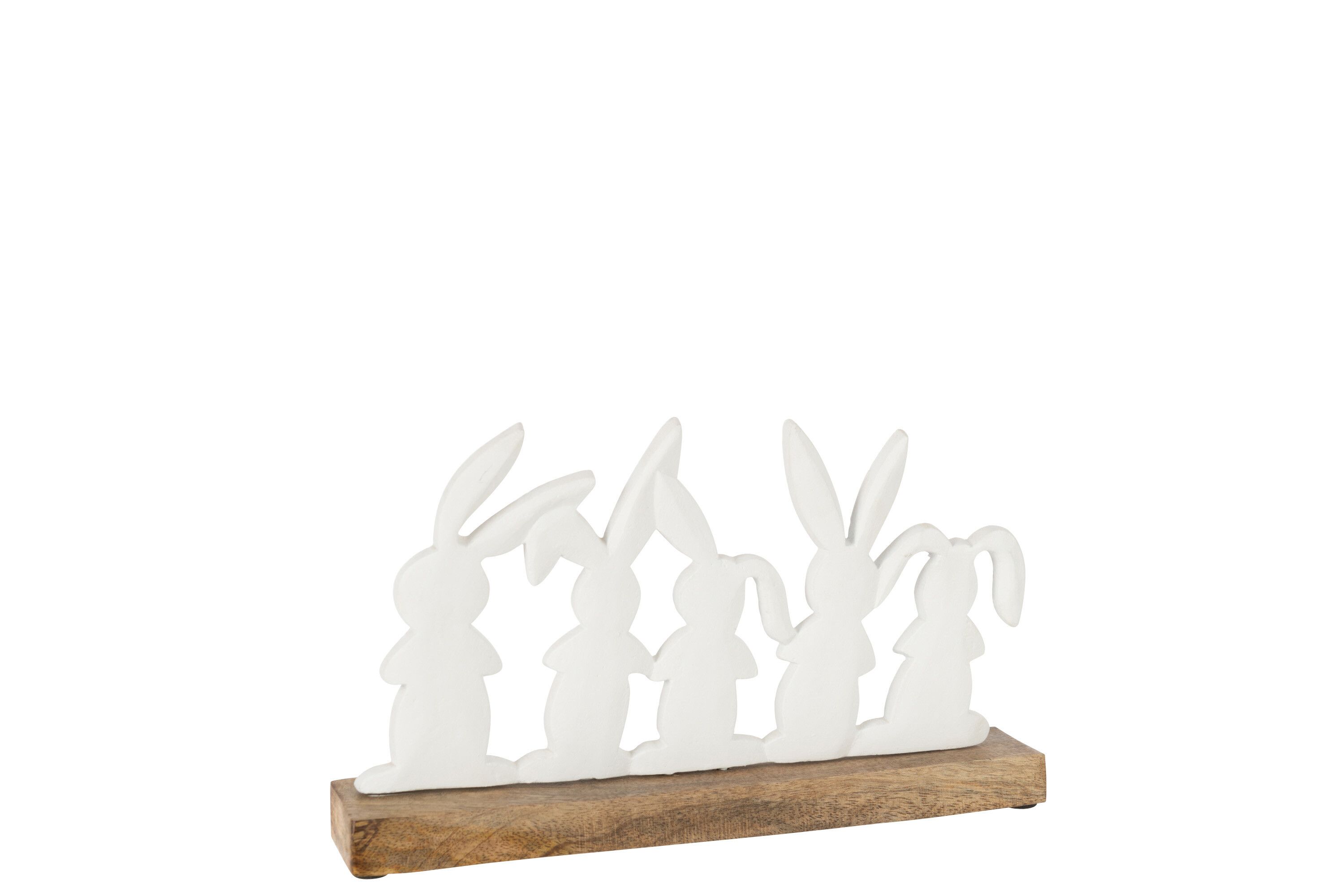 картинка Декор "Пять кроликов" 28x5x17см