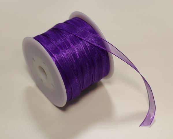 картинка Тесьма "Органза" фиолет 10ммх50м
