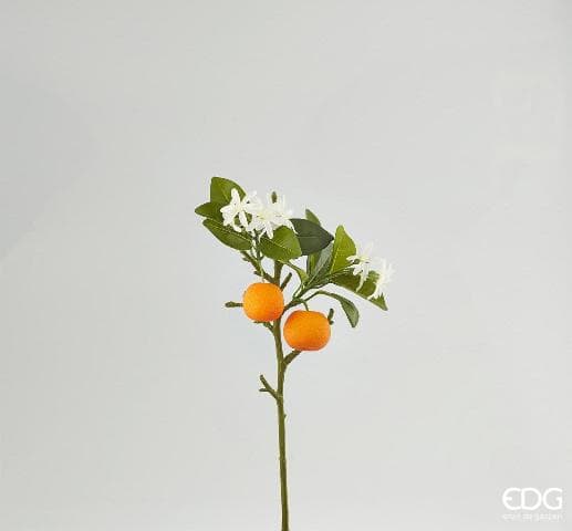 картинка Ветка цветущего мандарина 43см